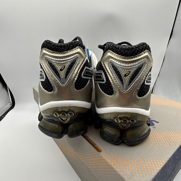 Asics Gel Kinetic Mens Running Shoes Size 10.5 NIB‎ TN831 9090 Black Onyx Gold main image 12